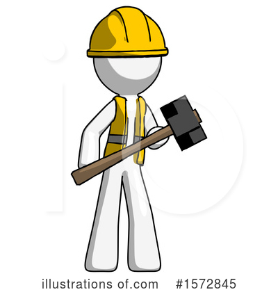 Royalty-Free (RF) White Design Mascot Clipart Illustration by Leo Blanchette - Stock Sample #1572845