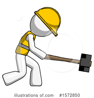 Royalty-Free (RF) White Design Mascot Clipart Illustration by Leo Blanchette - Stock Sample #1572850