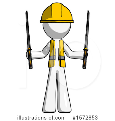 Royalty-Free (RF) White Design Mascot Clipart Illustration by Leo Blanchette - Stock Sample #1572853