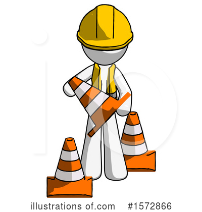 Royalty-Free (RF) White Design Mascot Clipart Illustration by Leo Blanchette - Stock Sample #1572866