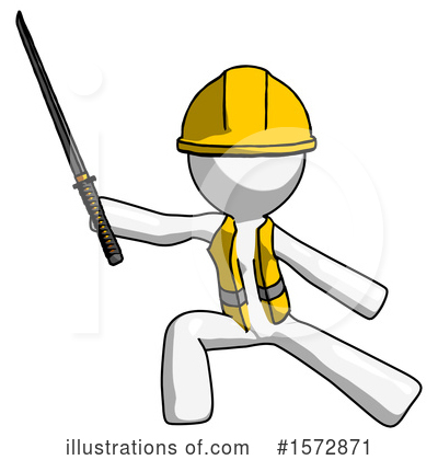 Royalty-Free (RF) White Design Mascot Clipart Illustration by Leo Blanchette - Stock Sample #1572871