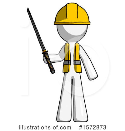 Royalty-Free (RF) White Design Mascot Clipart Illustration by Leo Blanchette - Stock Sample #1572873