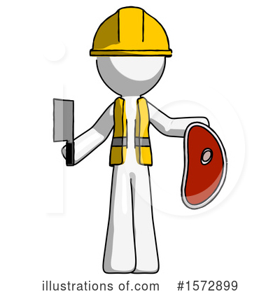 Royalty-Free (RF) White Design Mascot Clipart Illustration by Leo Blanchette - Stock Sample #1572899