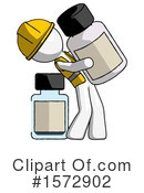 White Design Mascot Clipart #1572902 by Leo Blanchette