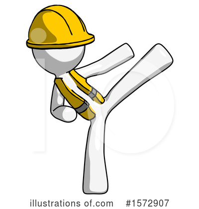 Royalty-Free (RF) White Design Mascot Clipart Illustration by Leo Blanchette - Stock Sample #1572907