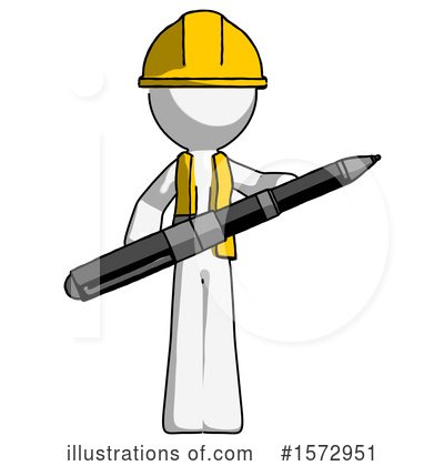 Royalty-Free (RF) White Design Mascot Clipart Illustration by Leo Blanchette - Stock Sample #1572951