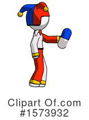 White Design Mascot Clipart #1573932 by Leo Blanchette
