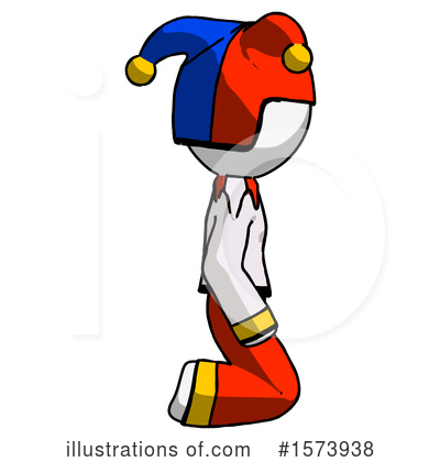 Royalty-Free (RF) White Design Mascot Clipart Illustration by Leo Blanchette - Stock Sample #1573938