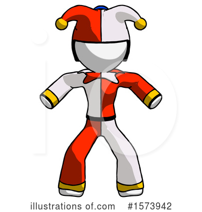 Royalty-Free (RF) White Design Mascot Clipart Illustration by Leo Blanchette - Stock Sample #1573942
