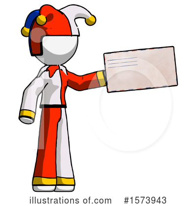 Royalty-Free (RF) White Design Mascot Clipart Illustration by Leo Blanchette - Stock Sample #1573943