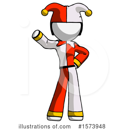Royalty-Free (RF) White Design Mascot Clipart Illustration by Leo Blanchette - Stock Sample #1573948