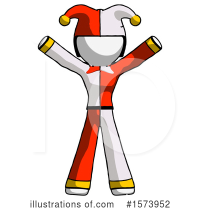 Royalty-Free (RF) White Design Mascot Clipart Illustration by Leo Blanchette - Stock Sample #1573952