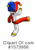 White Design Mascot Clipart #1573956 by Leo Blanchette