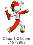 White Design Mascot Clipart #1573958 by Leo Blanchette