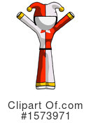 White Design Mascot Clipart #1573971 by Leo Blanchette