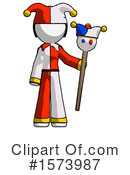 White Design Mascot Clipart #1573987 by Leo Blanchette