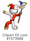 White Design Mascot Clipart #1573988 by Leo Blanchette