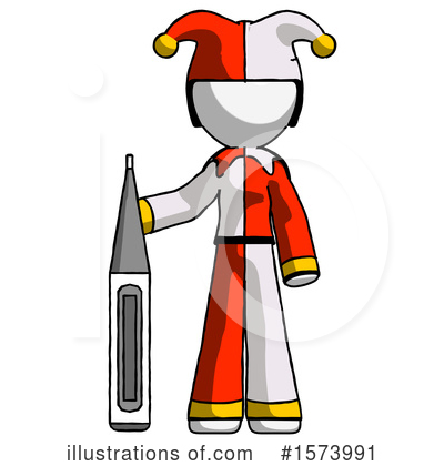 Royalty-Free (RF) White Design Mascot Clipart Illustration by Leo Blanchette - Stock Sample #1573991