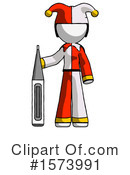 White Design Mascot Clipart #1573991 by Leo Blanchette