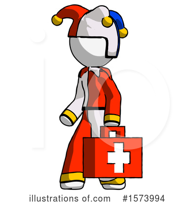Royalty-Free (RF) White Design Mascot Clipart Illustration by Leo Blanchette - Stock Sample #1573994