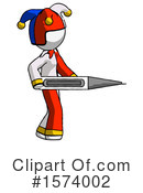 White Design Mascot Clipart #1574002 by Leo Blanchette
