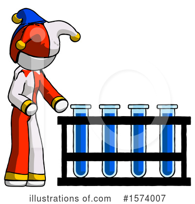 Royalty-Free (RF) White Design Mascot Clipart Illustration by Leo Blanchette - Stock Sample #1574007