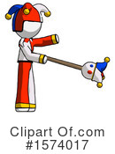 White Design Mascot Clipart #1574017 by Leo Blanchette