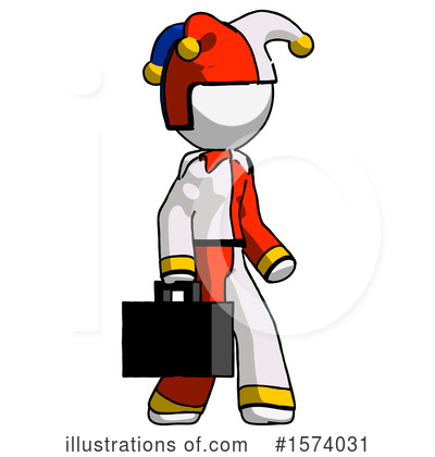 Royalty-Free (RF) White Design Mascot Clipart Illustration by Leo Blanchette - Stock Sample #1574031