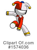 White Design Mascot Clipart #1574036 by Leo Blanchette