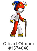 White Design Mascot Clipart #1574046 by Leo Blanchette