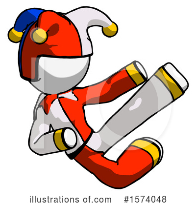 Royalty-Free (RF) White Design Mascot Clipart Illustration by Leo Blanchette - Stock Sample #1574048