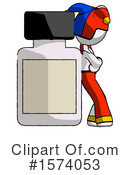 White Design Mascot Clipart #1574053 by Leo Blanchette