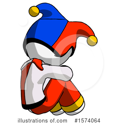 Royalty-Free (RF) White Design Mascot Clipart Illustration by Leo Blanchette - Stock Sample #1574064
