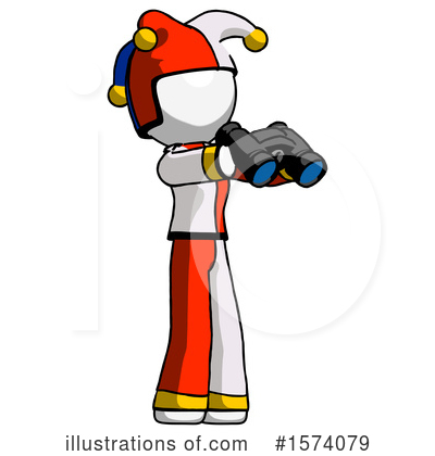 Royalty-Free (RF) White Design Mascot Clipart Illustration by Leo Blanchette - Stock Sample #1574079