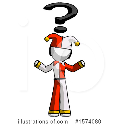 Royalty-Free (RF) White Design Mascot Clipart Illustration by Leo Blanchette - Stock Sample #1574080
