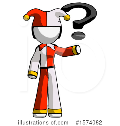Royalty-Free (RF) White Design Mascot Clipart Illustration by Leo Blanchette - Stock Sample #1574082