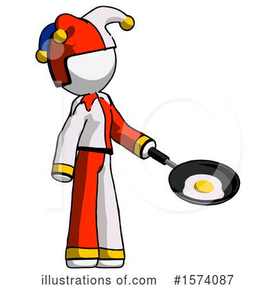 Royalty-Free (RF) White Design Mascot Clipart Illustration by Leo Blanchette - Stock Sample #1574087