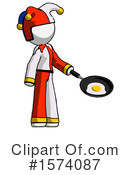 White Design Mascot Clipart #1574087 by Leo Blanchette