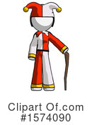 White Design Mascot Clipart #1574090 by Leo Blanchette