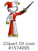 White Design Mascot Clipart #1574095 by Leo Blanchette