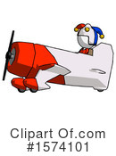White Design Mascot Clipart #1574101 by Leo Blanchette