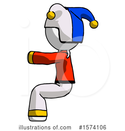 Royalty-Free (RF) White Design Mascot Clipart Illustration by Leo Blanchette - Stock Sample #1574106