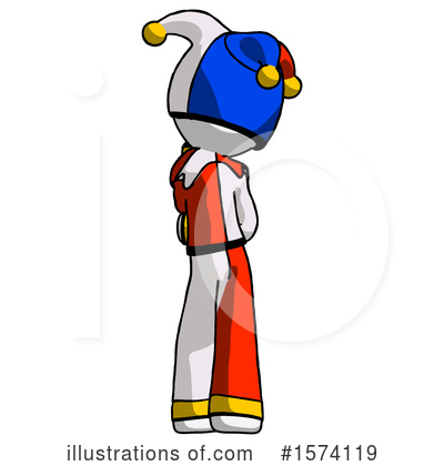 Royalty-Free (RF) White Design Mascot Clipart Illustration by Leo Blanchette - Stock Sample #1574119