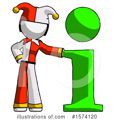 Royalty-Free (RF) White Design Mascot Clipart Illustration by Leo Blanchette - Stock Sample #1574120