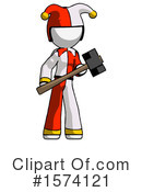 White Design Mascot Clipart #1574121 by Leo Blanchette