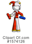 White Design Mascot Clipart #1574126 by Leo Blanchette