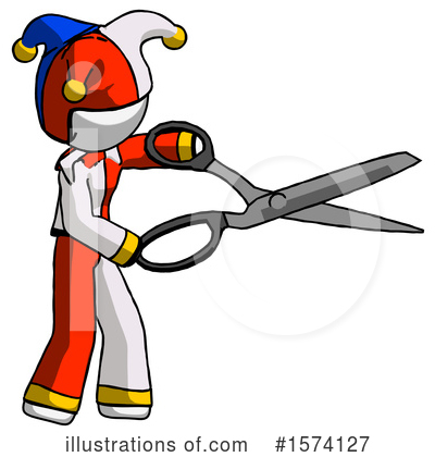 Royalty-Free (RF) White Design Mascot Clipart Illustration by Leo Blanchette - Stock Sample #1574127