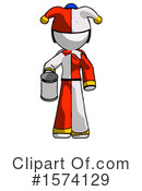 White Design Mascot Clipart #1574129 by Leo Blanchette