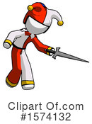 White Design Mascot Clipart #1574132 by Leo Blanchette