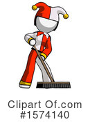White Design Mascot Clipart #1574140 by Leo Blanchette